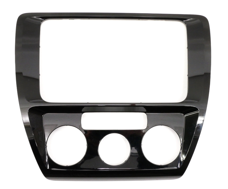 Gloss Center Dash Climate Radio Trim 15-18 VW Jetta MK6 - Genuine 5C6 858 071 C