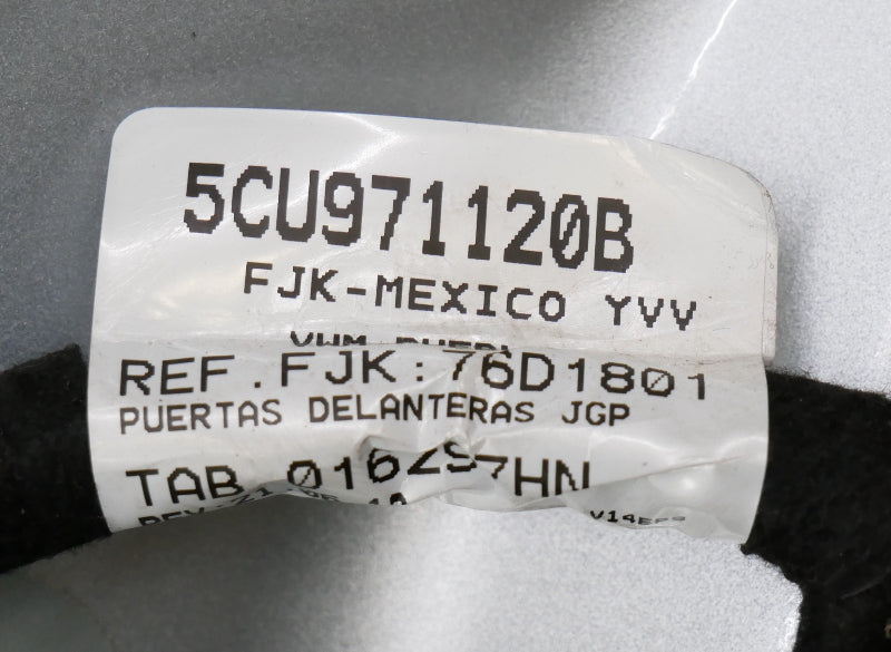 LH Front Door Assembly 11-18 VW Jetta Sedan MK6 LA7W Reflex Silver - Genuine