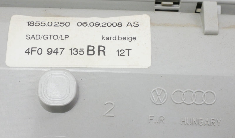 Dome Map Interior Light Console Sunroof Switch 05-08 Audi A6 - 4F0 947 135 BR