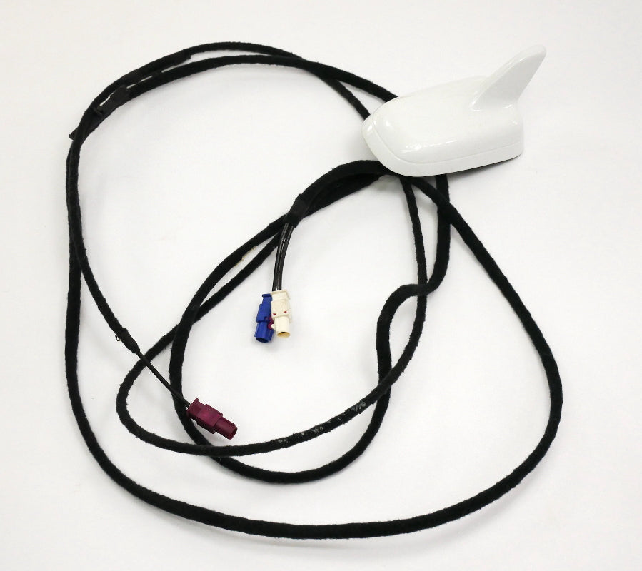 Shark Fin Roof Antenna 05-11 Audi A6 S6 C6 - LY9C Ibis White - 4F5 035 503 K
