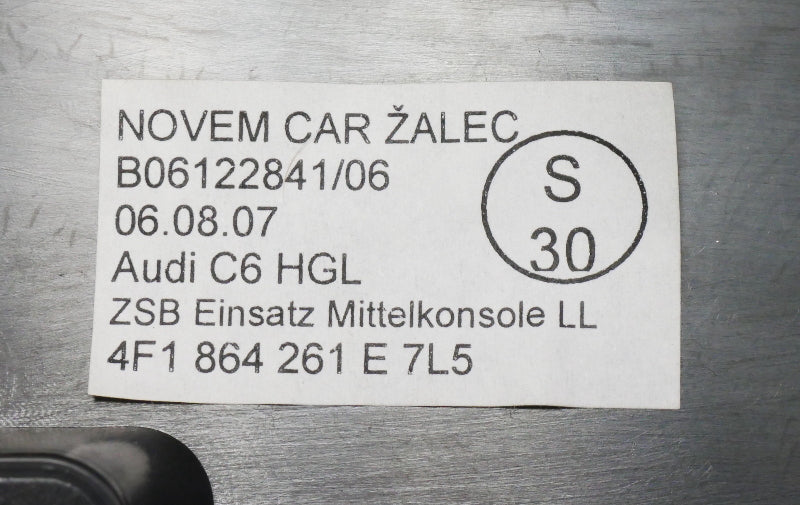 Center Console Shift Trim MMi Switches Control 05-11 Audi A6 - 4F1 864 261 E