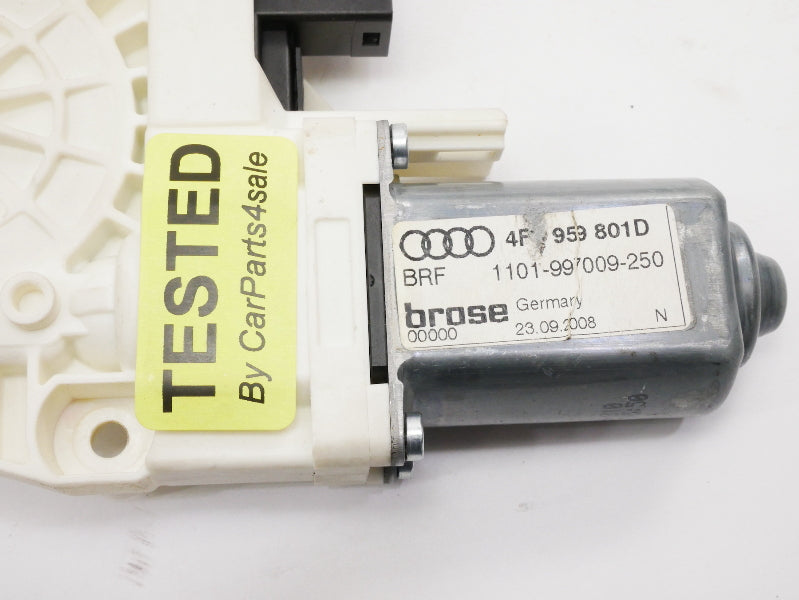 LH Front Window Motor 06-09 Audi A6 S6 C6 A5 S5 - Genuine - 4F0 959 801 D
