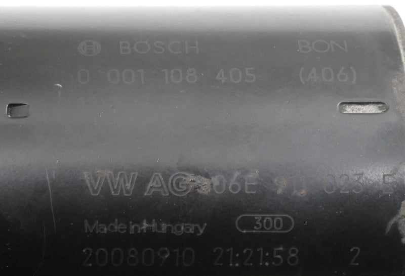 Engine Starter Motor 05-11 Audi A4 B7 A6 C6 3.2 - Genuine Bosch - 06E 911 023 E