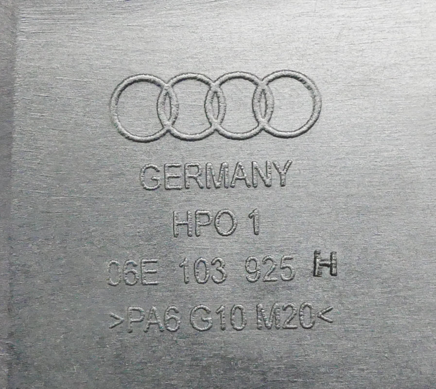 Engine Cover Trim 05-11 Audi A6 3.2 V6 - Genuine - 06E 103 925 H
