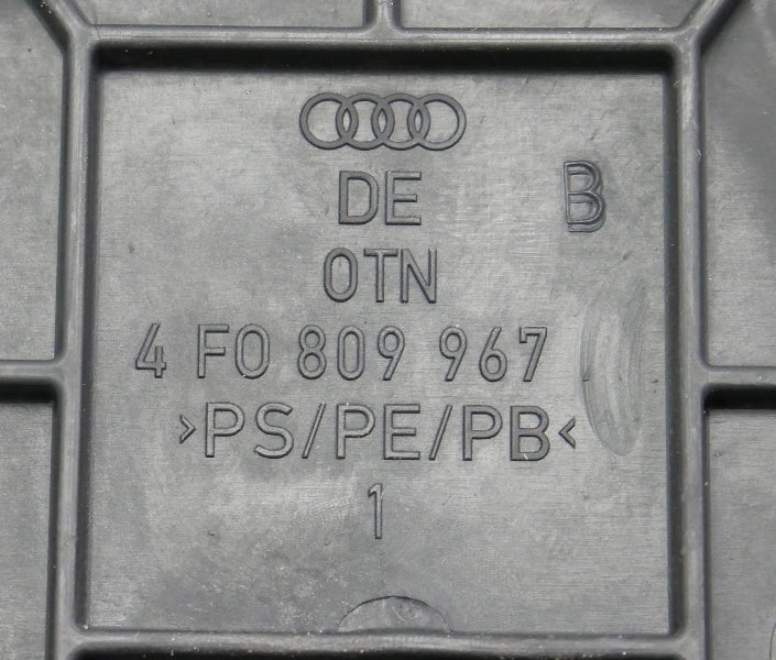 Front Fender Liner Access Cover Cap 05-11 Audi A6 S6 C6 - Genuine 4F0 809 967 B