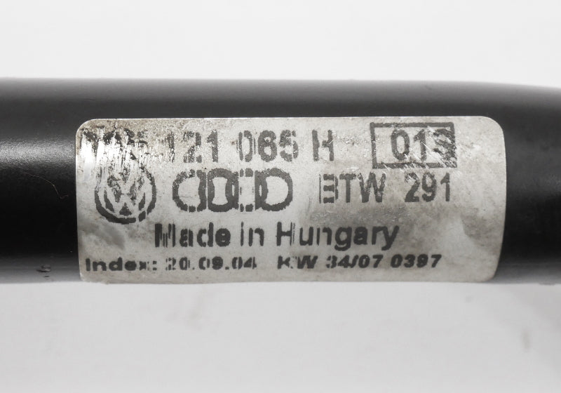 Metal Coolant Pipe Line 05-09 Audi A4 A6 3.2 V6 - Genuine - 06E 121 065 H