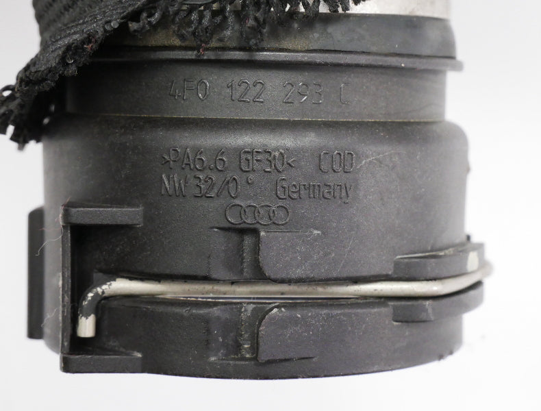 Upper Radiator Coolant Hose 05-11 Audi A6 3.2 3.0 V6 - Genuine - 4F0 121 101 F