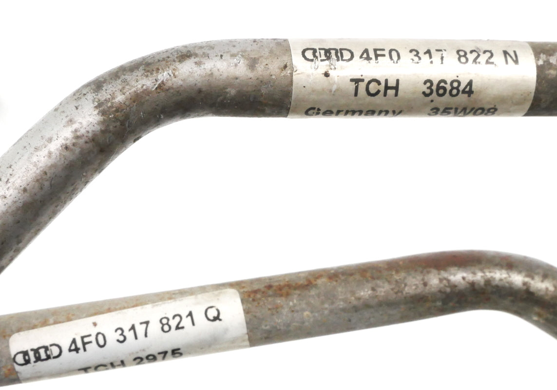 Transmission Cooler Lines 05-11 Audi A6 C6 3.2 - 4F0 317 821 Q / 822 N / 819 E A