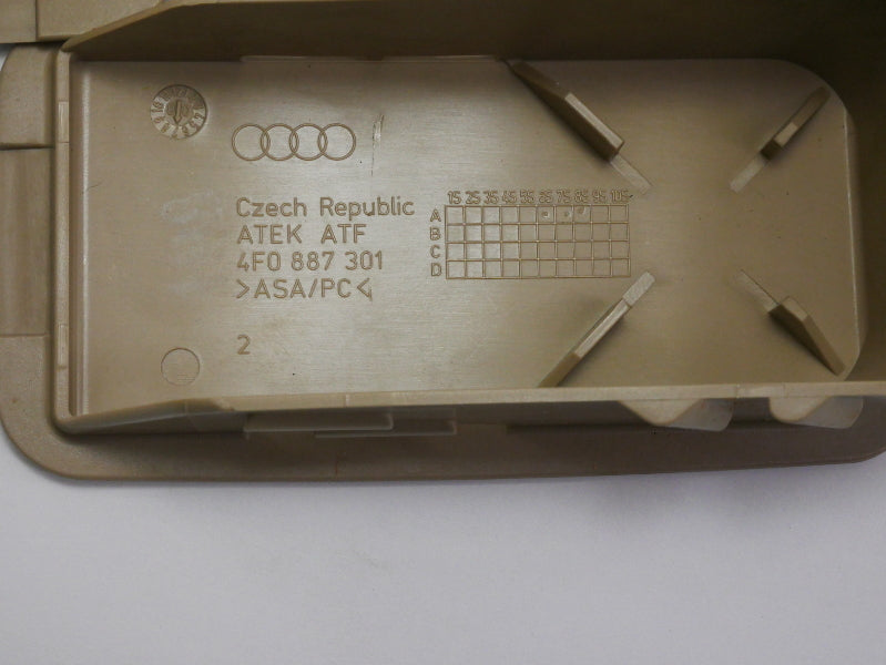 Rear Child Seat Safety Hook Cover Trim Set 05-08 Audi A4 B7 A6 - 4F0 887 301