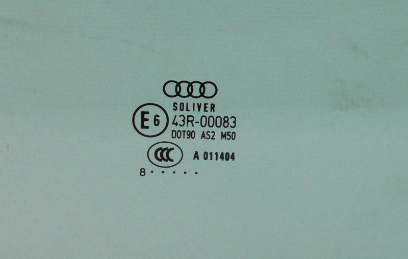 RH Front Door Window Side Glass 05-11 Audi A6 S6 C6 - Genuine