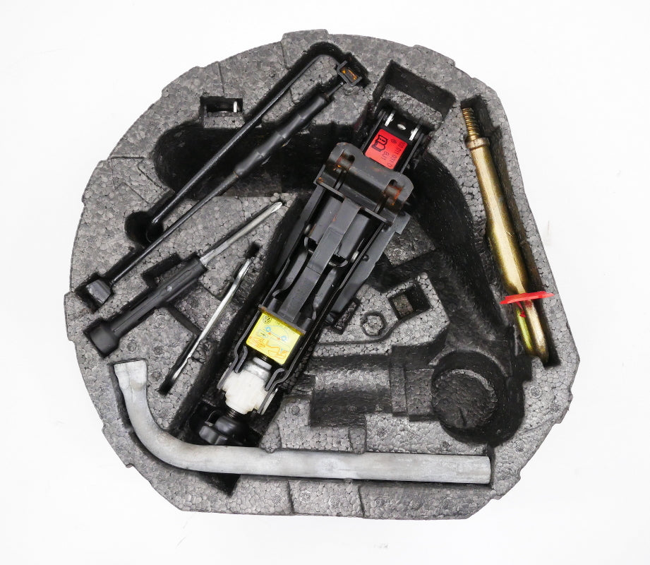 Trunk Tool Kit 98-10 VW Beetle Jack Lug Wrench Tow Hook - Genuine 1C0 011 031 D