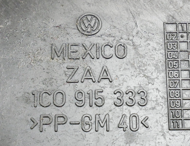 Battery Tray Mount Base Holder 03-05 VW Beetle - 2.0 - Genuine - 1C0 915 333