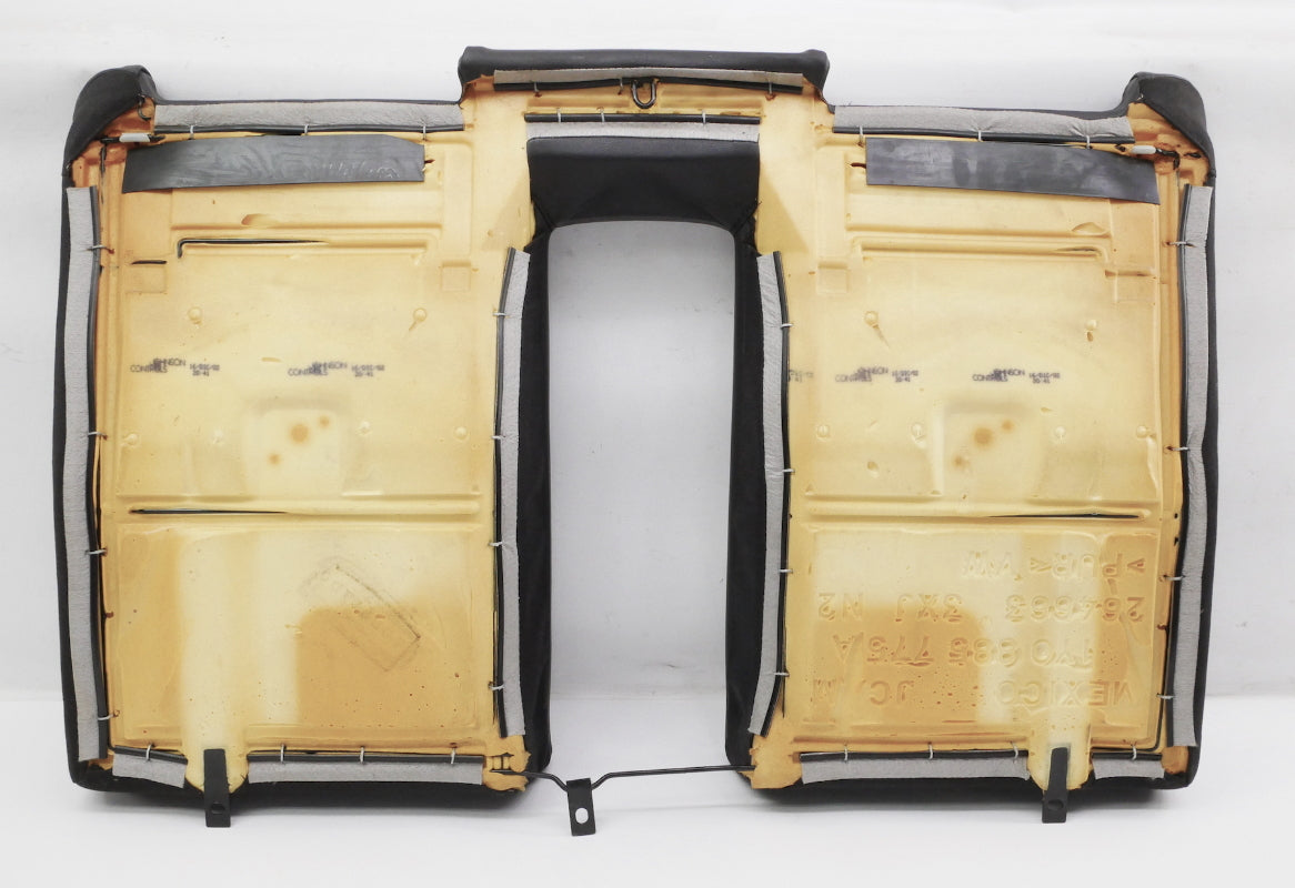 Rear Seat Back Rest 03-10 VW Beetle Convertible Black Leather - 1Y0 885 775 A