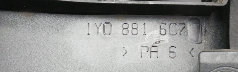 LH Seat Fold Forward Handle Lever Trim 2003 VW Beetle Convertible - 1Y0 881 607