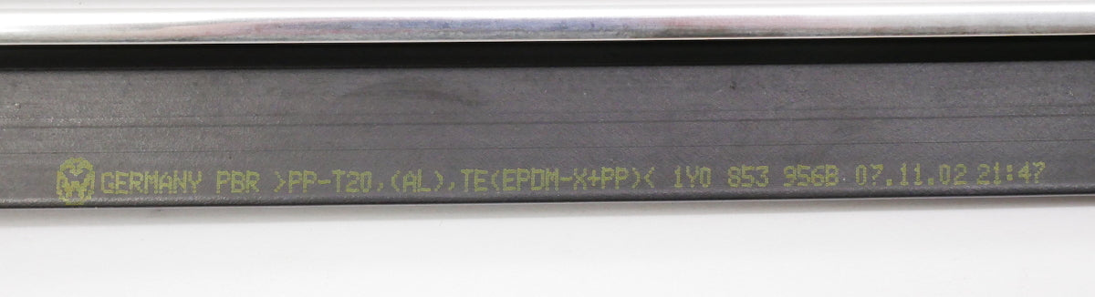 Exterior Door Chrome Molding Trim Set 03-10 VW Beetle Convertible 1Y0 853 955 B