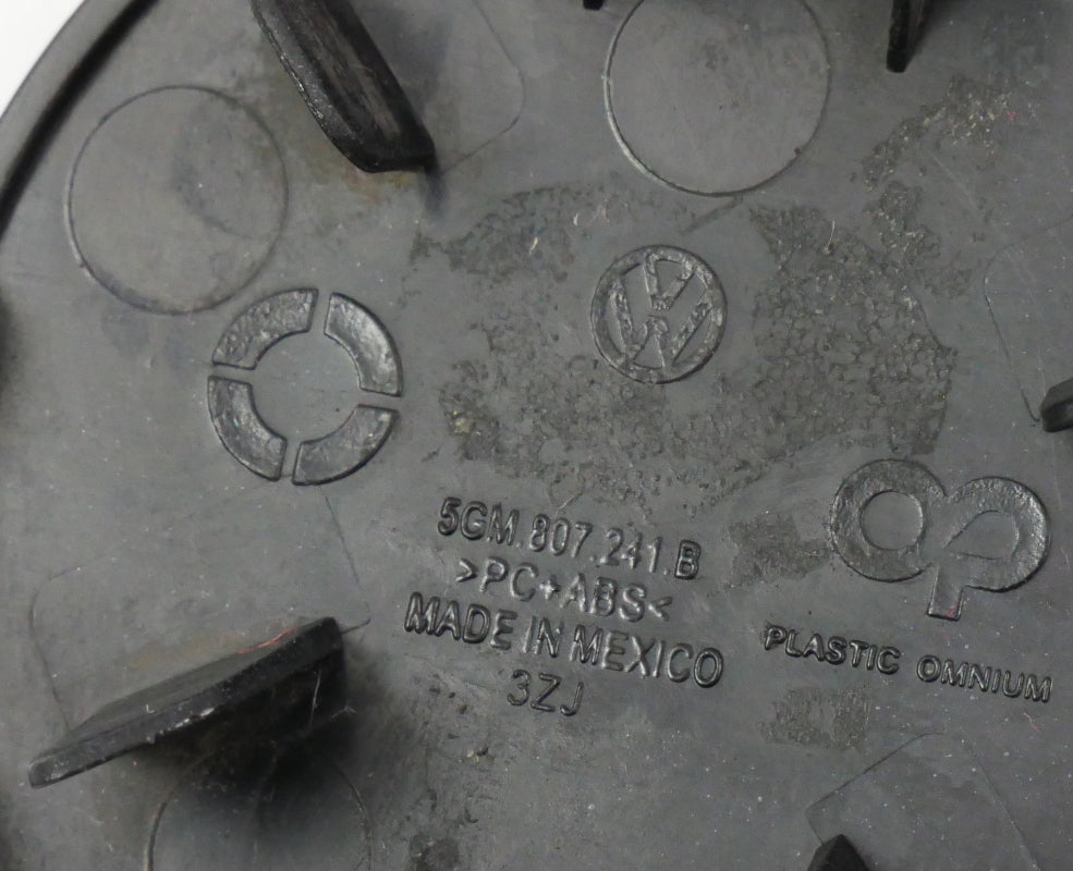 Rear Tow Cap Cover 15-17 VW Golf Sportwagen MK7 L041 Black Genuine 5GM 807 441 A