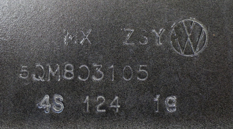 LH Frame Rail End Cut 15-21 VW Golf GTI Sportwagen Alltrack MK7 - 5QM 803 105