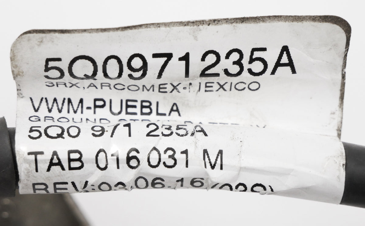 Negative Battery Cable Harness 15-21 Golf GTI Sportwagen Jetta MK7 5Q0 971 235 A