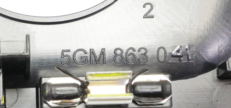 HVAC Climate Control Face Trim 15-21 VW Golf GTI Sportwagen MK7 ~ 5GM 863 041