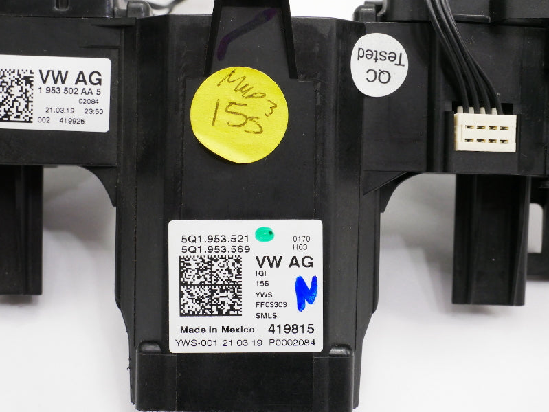 Column Switch Stalk 15-19 VW Golf GTI Sportwagen Alltrack MK7 - 5Q1 953 521