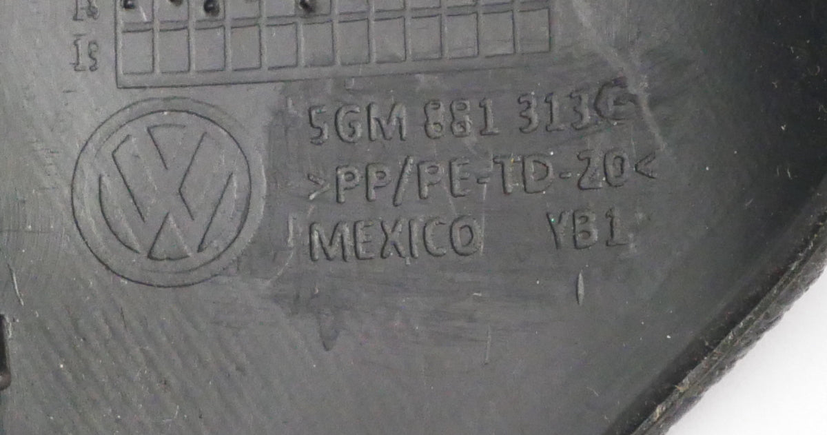 LH Seat Trim & Switch 15-21 VW Golf GTI Sportwagen Alltrack MK7 - 5GM 881 313 G