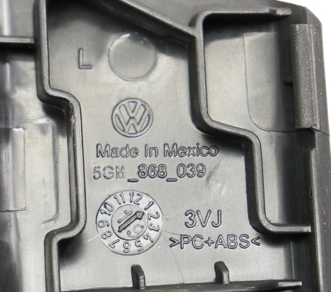 LH Interior Door Handle Trim 15-21 VW Golf GTI Sportwagen MK7 - 5GM 868 039