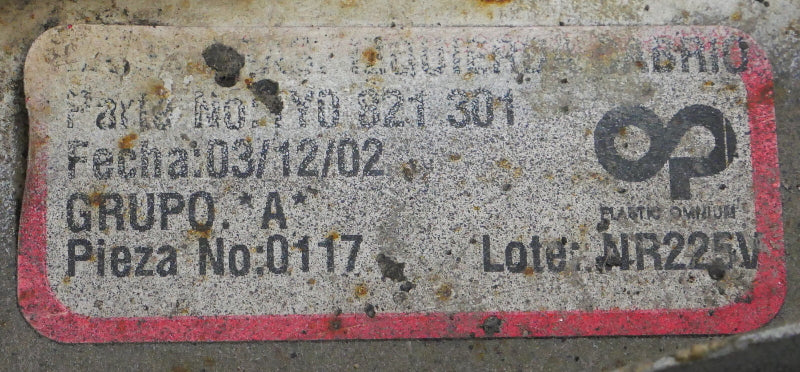 LH Rear Fender 03-05 VW Beetle Convertible - LB1M Beige - Genuine - 1Y0 821 301