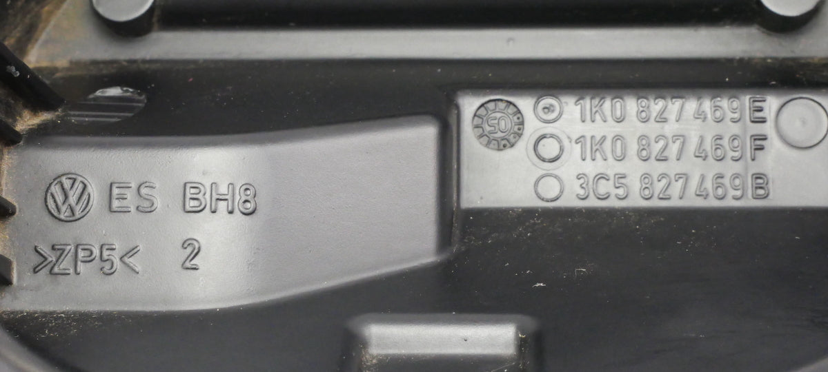 Trunk Emblem Badge Handle Rabbit GTI MK5 Passat B6 - Genuine - 1K0 827 469 E