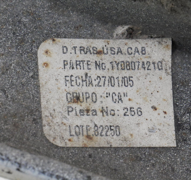 Rear Bumper Cover 03-05 VW Beetle Convertible - LB1M Beige - 1Y0 807 421 G