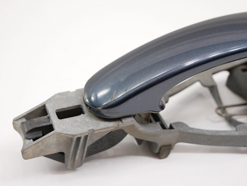 RH Exterior Door Handle 05-10 VW Jetta MK5 Sportwagen LC5F Blue - 1K0 837 886 -