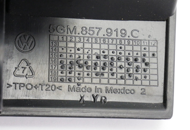 LH Lower Dash Storage Cubby Door 15-21 VW Golf GTI Alltrack MK7 - 5GM 857 919 C