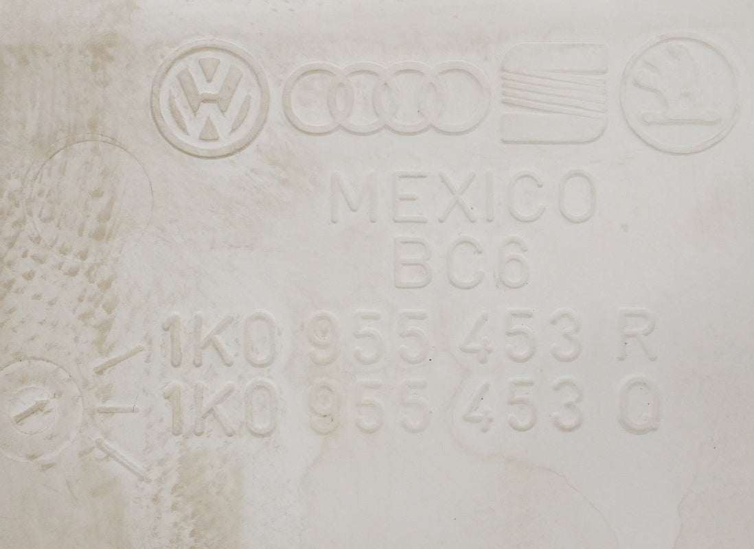 Washer Reservoir Tank 06-14 VW Jetta Rabbit MK5 Sportwagen A3 - 1K0 955 453 R