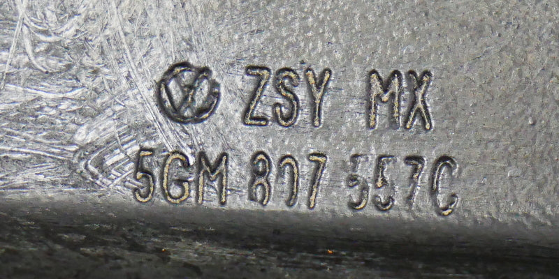 Rear Bumper Rebar Reinforcement 15-19 VW Sportwagen Alltrack MK7 - 5GM 807 311 B