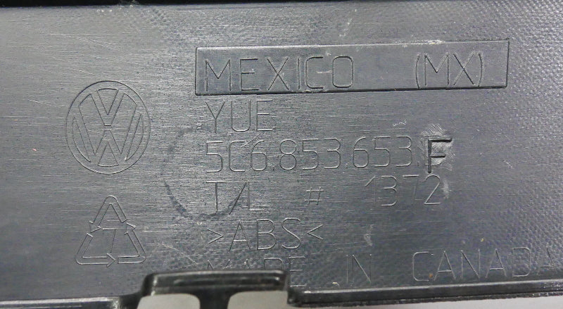 Hybrid Front Grille Grill 11-14 VW Jetta MK6 Sedan - Genuine - 5C6 853 653 F