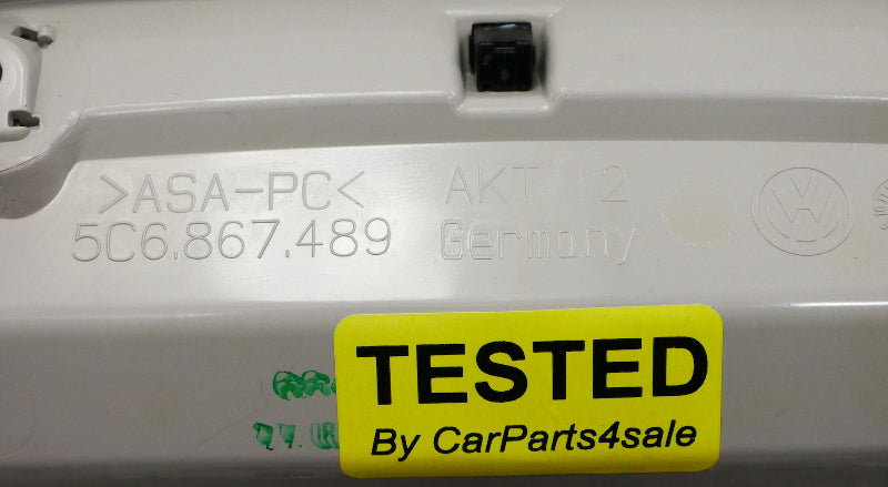 Ceiling Dome Map Light Switch Control 11-18 VW Jetta MK6 - 5C6 867 489