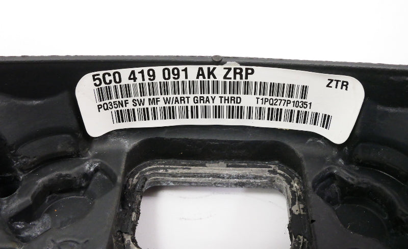 Leather Steering Wheel 10-14 VW Golf Jetta Sportwagen MK6 - 5C0 419 091 AK