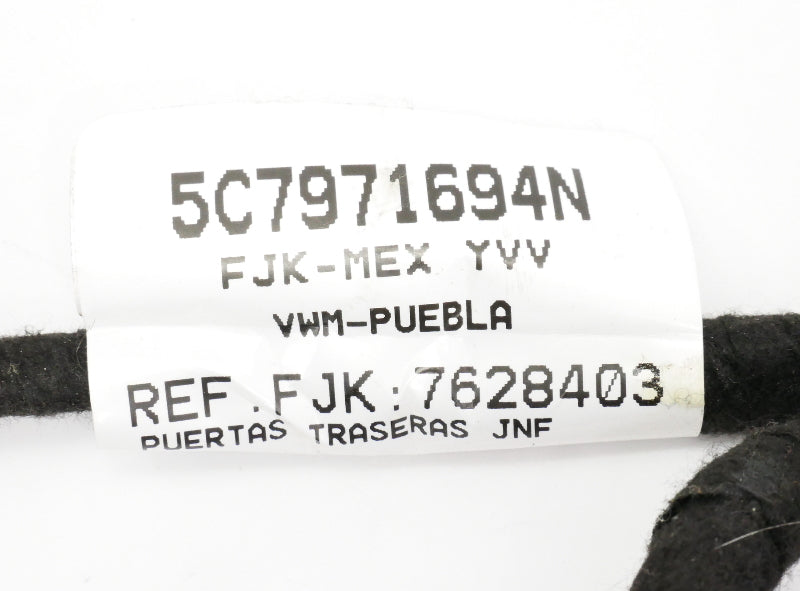 RH Rear Door Wiring Harness 11-18 VW Jetta MK6 Sedan - 5C7 971 694 N