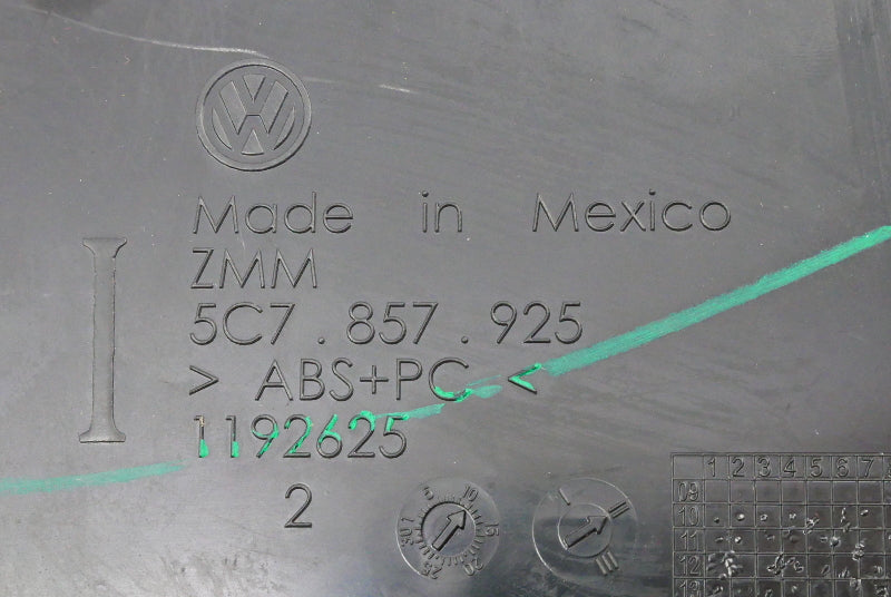 Lower Center Dash Console Cubby Aux Bin 11-14 VW Jetta MK6 Genuine . 5C7 857 925