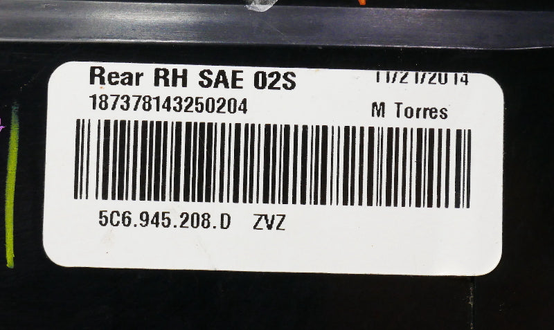 RH Outer LED Tail Light Lamp 15-18 VW Jetta GLI Mk6 Hybrid Sedan - 5C6 945 208 D