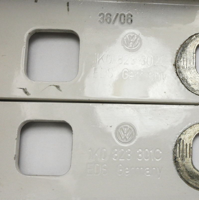 Hood Hinges 05-10 VW Jetta Rabbit GTI MK5 LB9A White - 1K0 823 301 C & 302 C