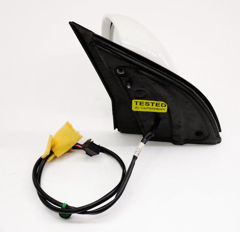 LH Exterior Side View Door Mirror 06-09 VW Rabbit GTI MK5 LB9A Candy White