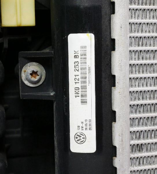 Front Clip Loaded Radiator Core Support Rebar Coolers 11-18 VW Jetta MK6 Sedan