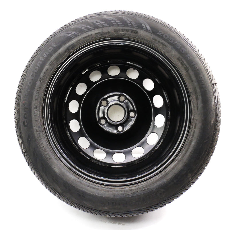 Full Spare 16" Steel Wheel Tire 05-18 VW Golf GTI Jetta Mk5 MK6 ~ 1K0 601 027 A