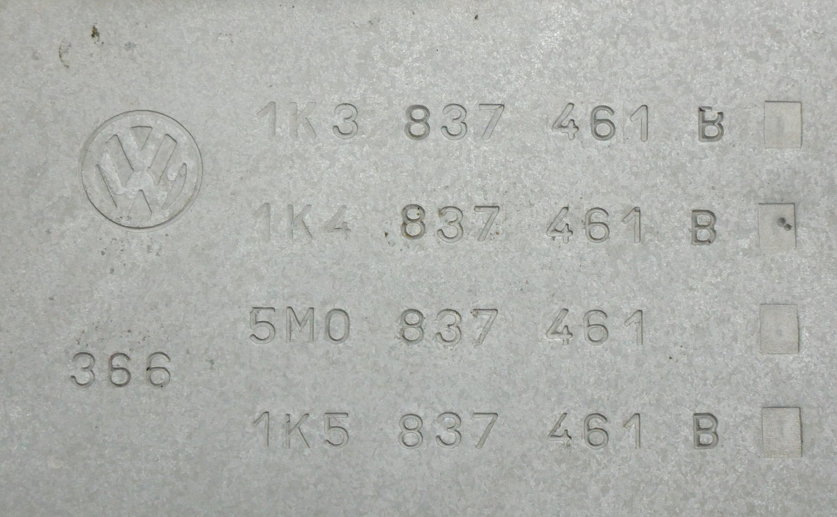 LH Front Window Lift Track Regulator 06-09 VW Rabbit GTI MK5 4Door 1K4 837 461 B