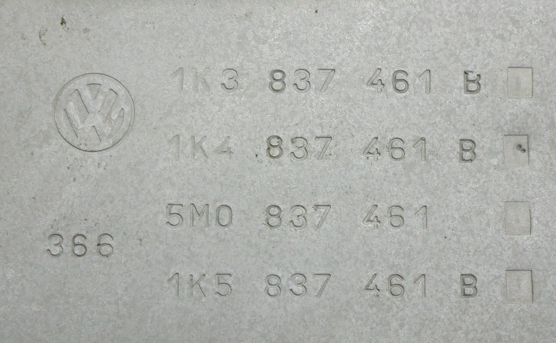 LH Front Window Lift Track Regulator 06-09 VW Rabbit GTI MK5 4Door 1K4 837 461 B