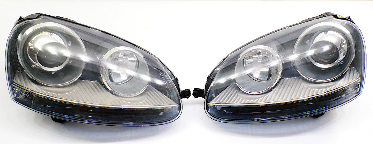 HID Xenon Headlight Set 05-10 VW Jetta GLI GTI MK5 Head Light Lamp - Genuine