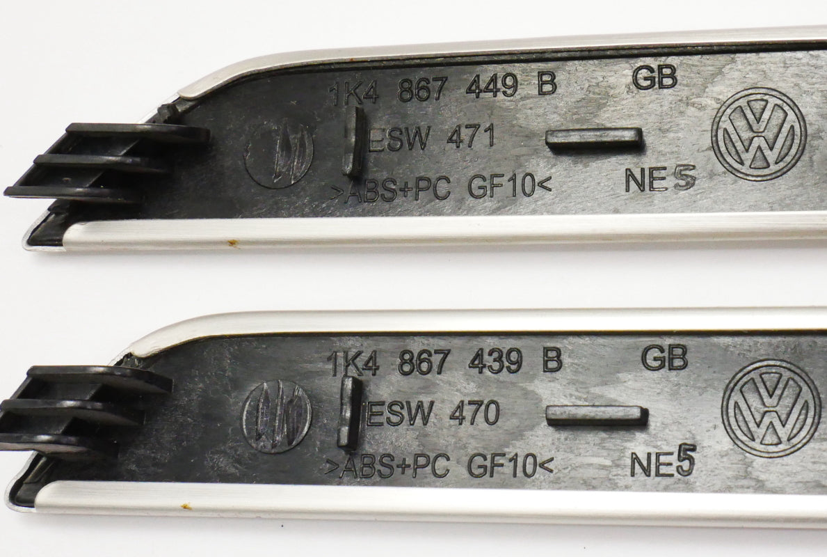 Brushed Dash & Door Panel Interior Trim Set VW 05-10 Jetta GLI GTI Rabbit Mk5