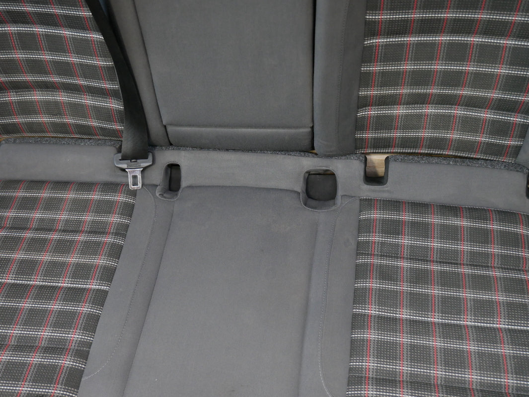 Sport Plaid Bucket Seat Set 06-10 VW Jetta GTI MK5 Front & Rear - Genuine