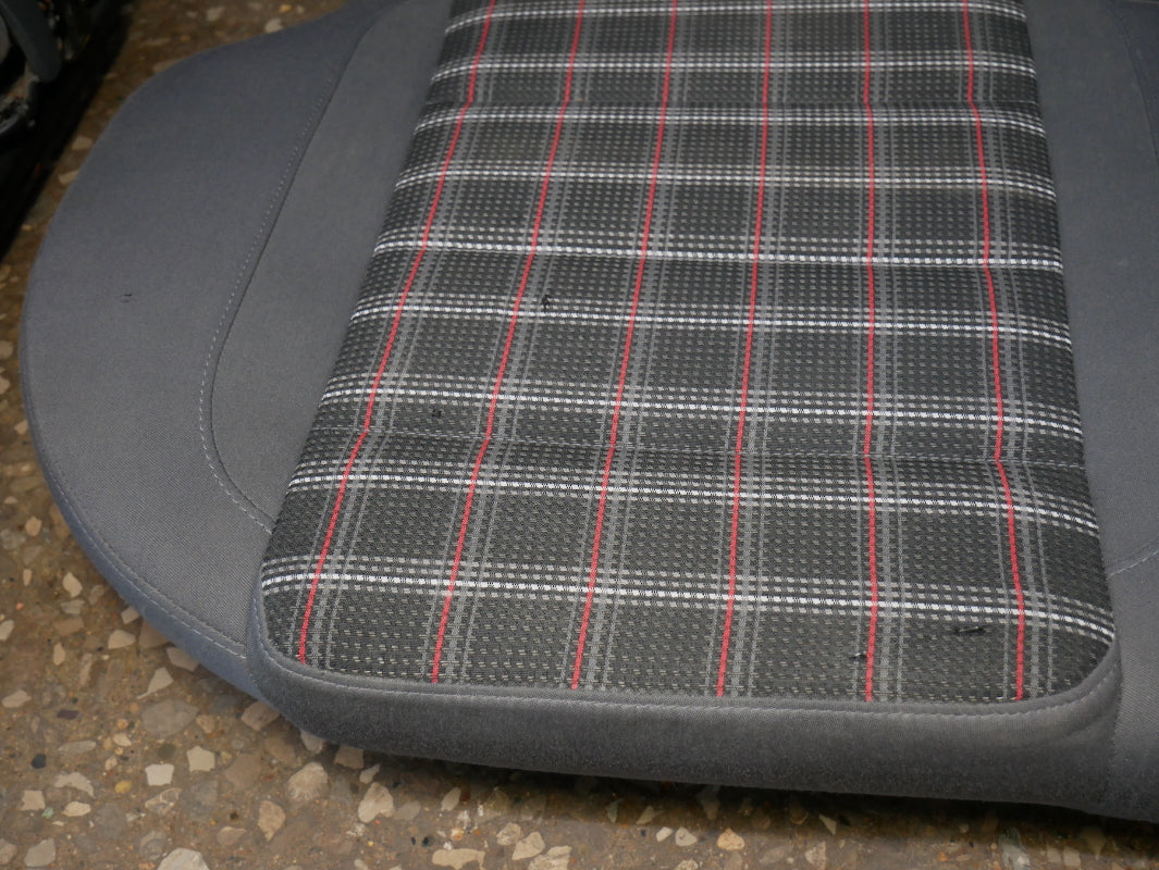 Sport Plaid Bucket Seat Set 06-10 VW Jetta GTI MK5 Front & Rear - Genuine