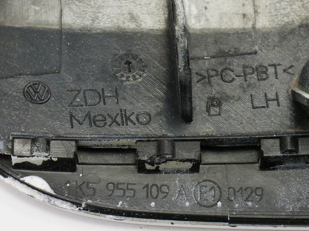 LH Headlight Sprayer Lamp Cover Cap Trim 05-10 VW Jetta GLI GTI MK5 - Genuine